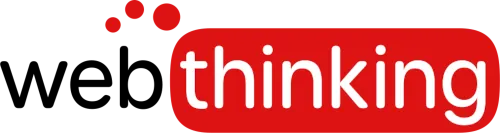 The Webthinking Logo with black coloured 